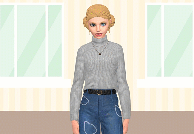 gif of character actions with different amotions