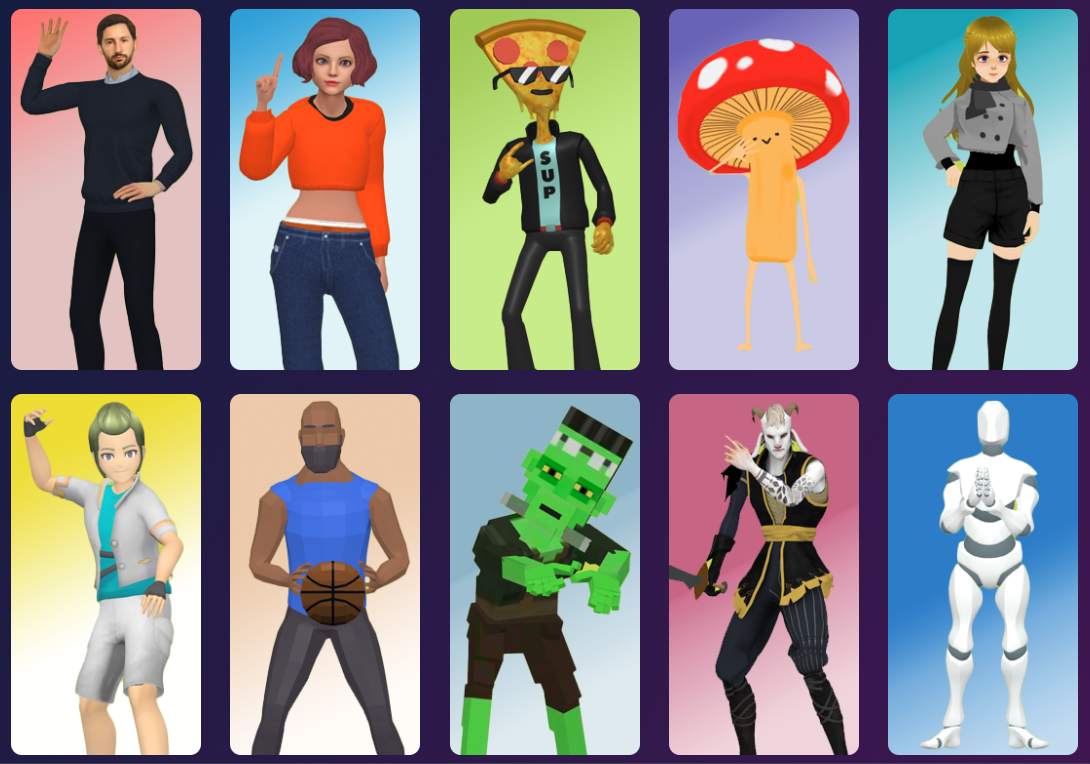 different character families allow us to create animation in different styles