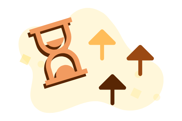 Icons showing Improves Efficiency of saving and reusing the actions