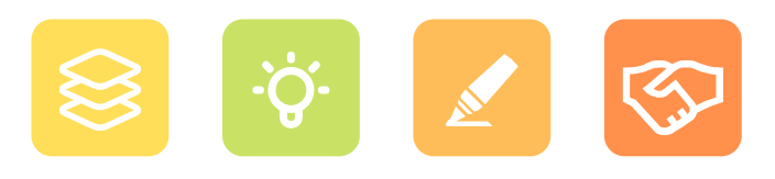 Icons showing the importance and benefits of managing scenes.