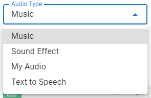 Different kinds of sound can be added to the animation.