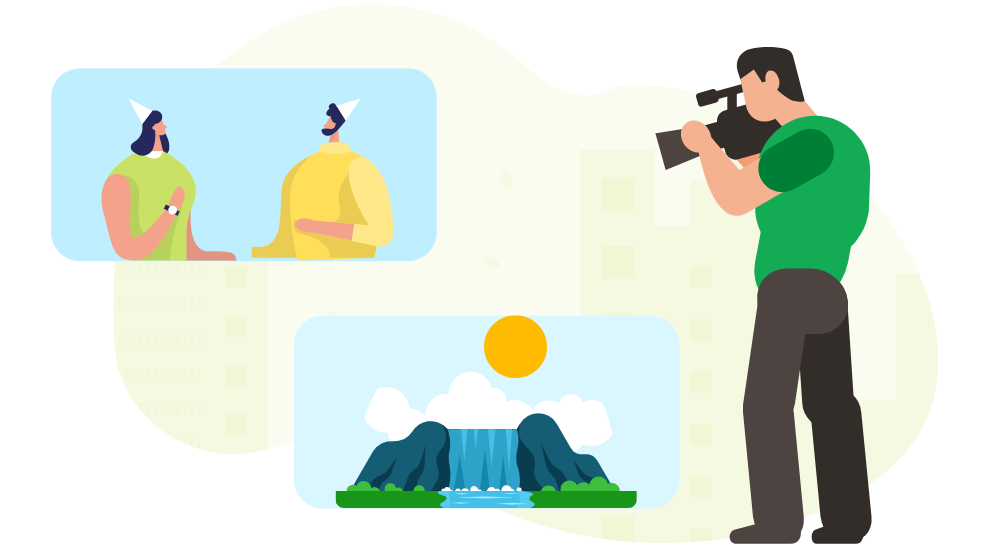 Illustration showing that we camera zoom and pan are useful skills.