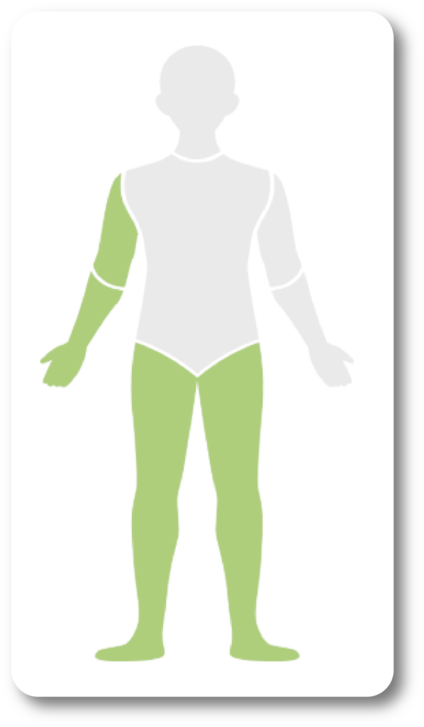 Body part selection when using motion mixer.