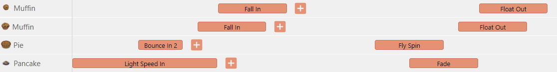 Added 3D props will also be listed in the timeline for easy adjustment.