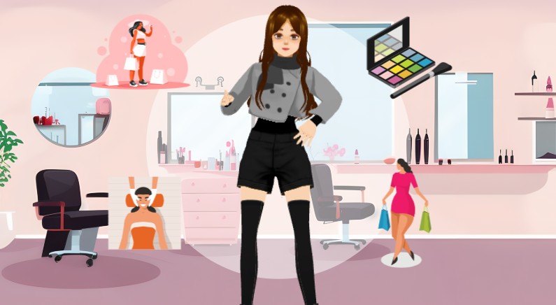 3D character template about makeup skills