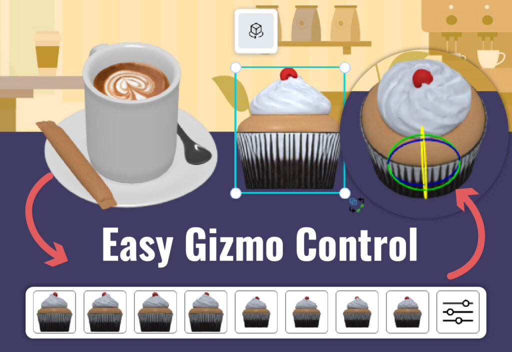 Practical Applications of Gizmo Rotation
