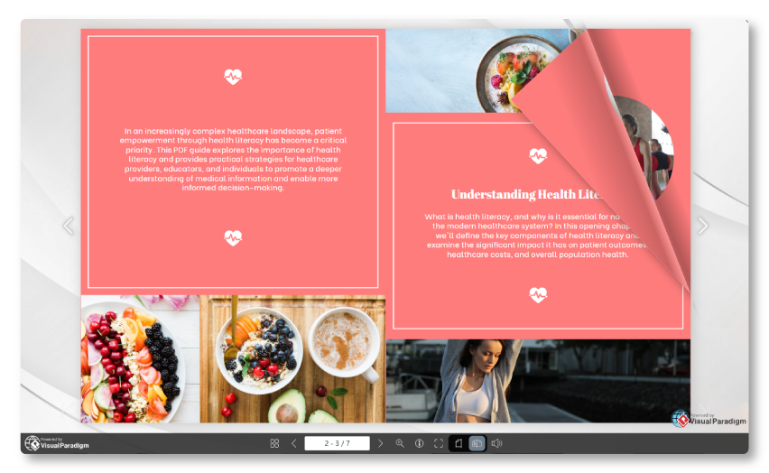 Example of flipbook created with VP Online.