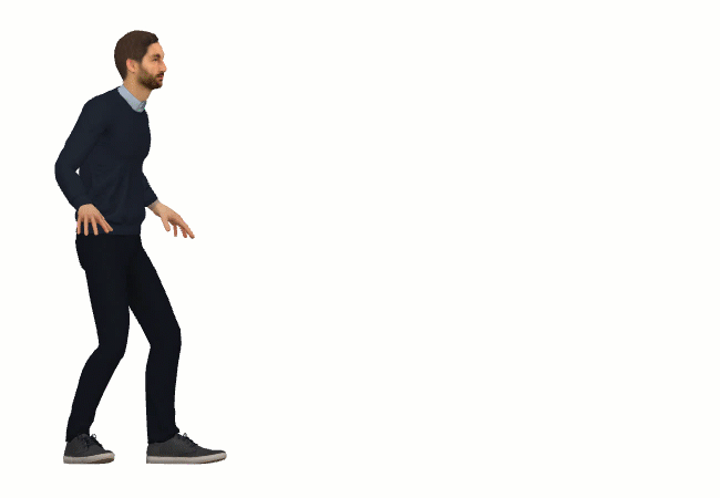 gif showing from look to chase