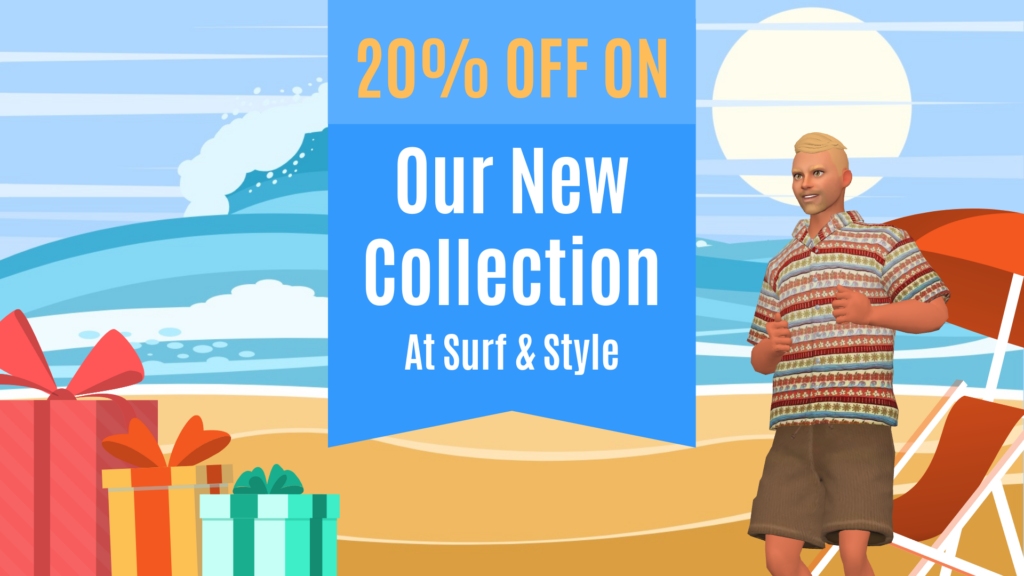 Animation for new collection sale