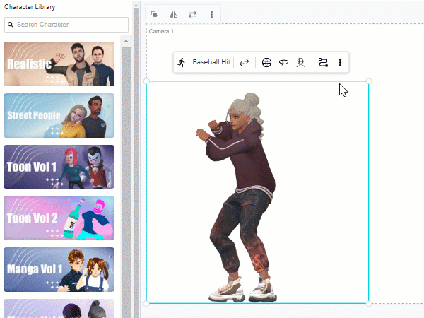 Adding hand props to the character action