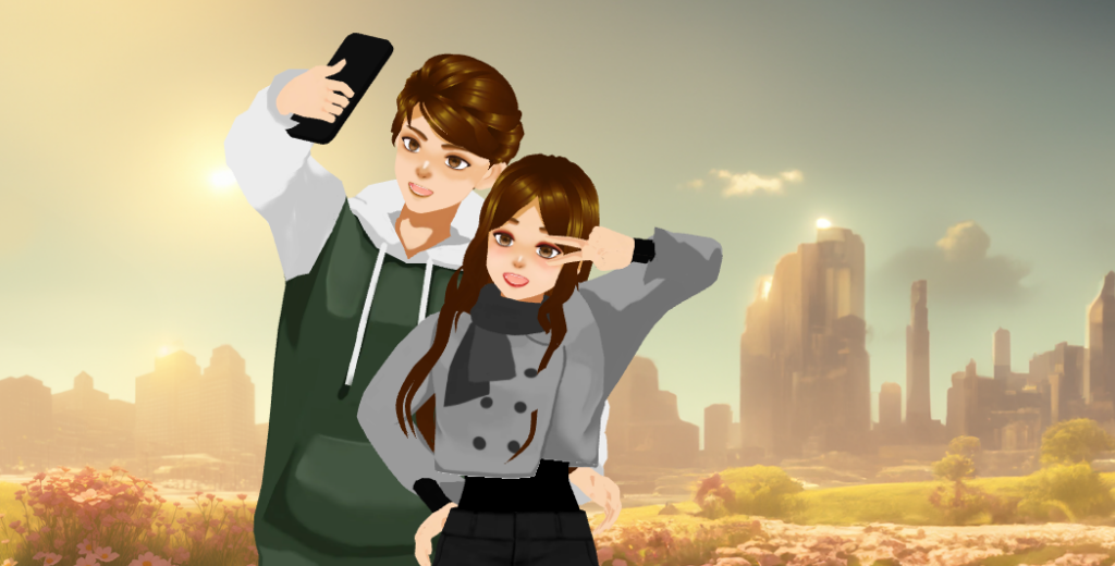 manga style of animation created with the online animation tool