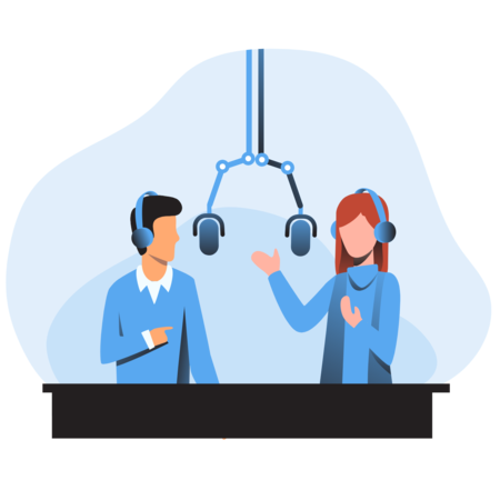 illustration about the text-to-speech feature