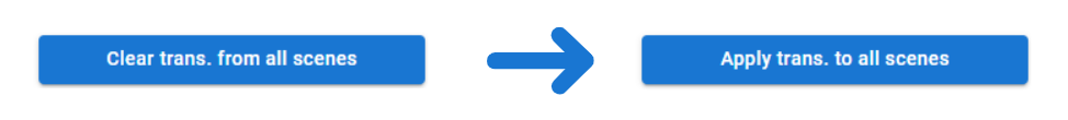 Buttons are provided for us to clear or add the transition effect to all scenes easily.