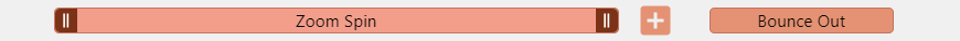 Controlling the speed of the animation effects by adjusting the length of the bars.