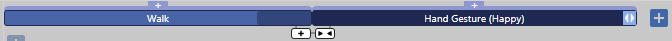 Use the blending part to make the transition between 2 actions be smooth and natural.