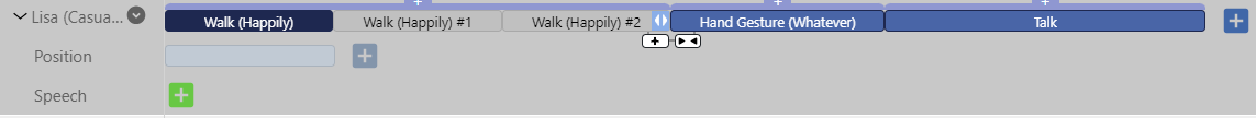 Repeated actions are shown in gray color.