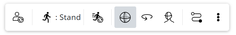 Edit offset button in the tool bar.